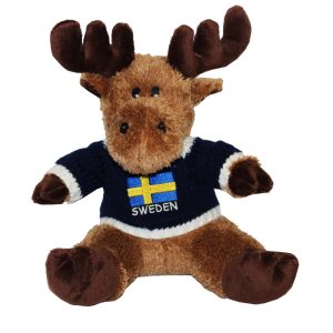 Älg med tröja